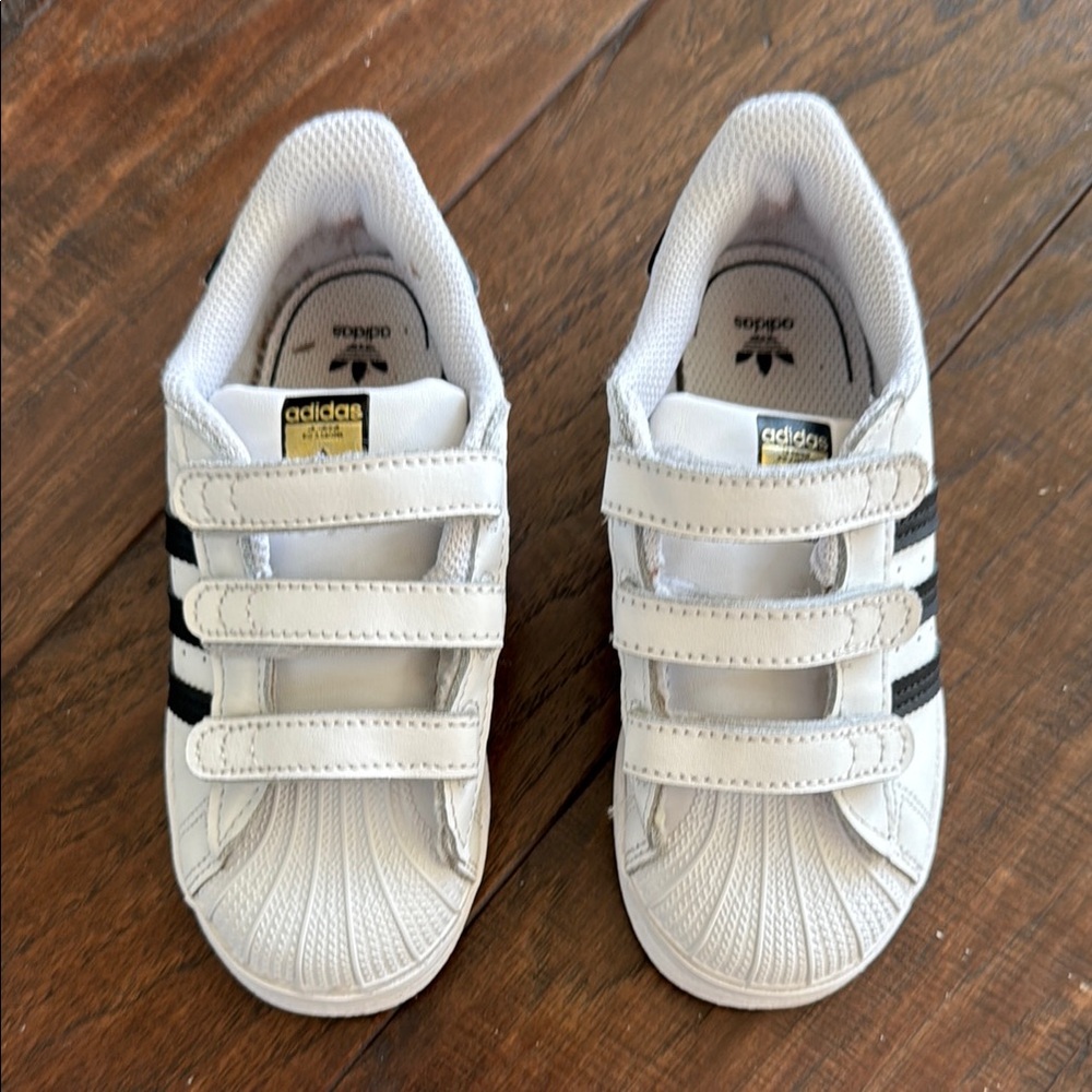 Adidas Kids Superstar Sneakers size 10K